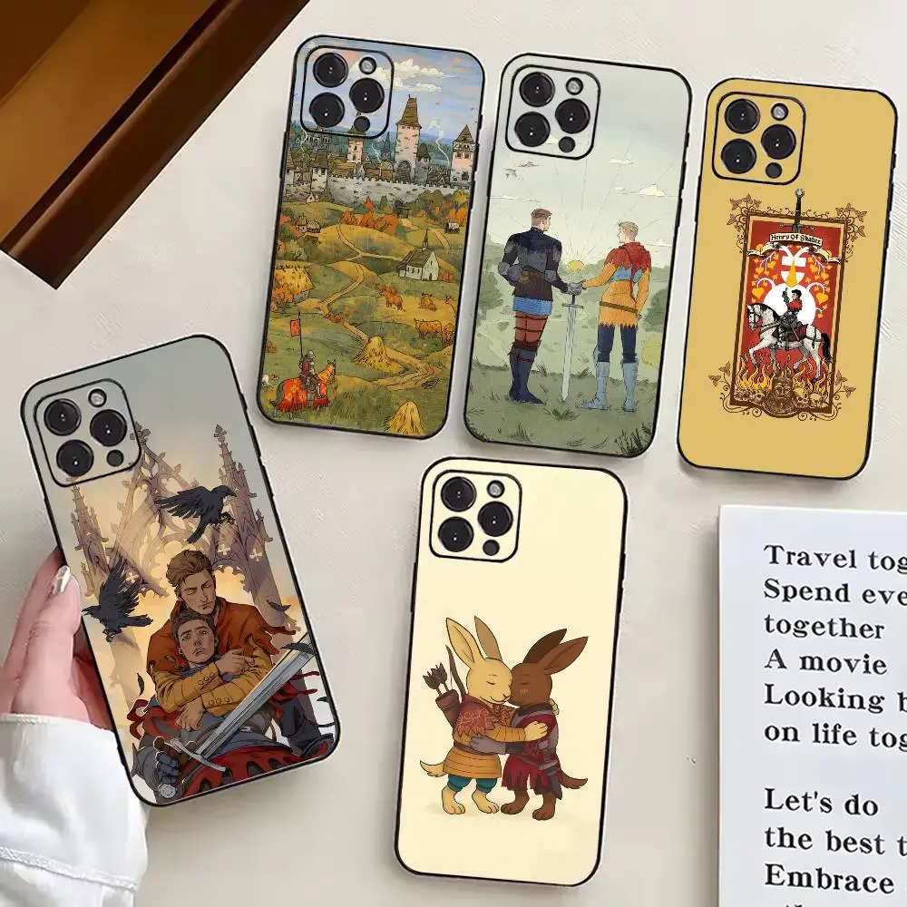 

KCD K-Kingdom Come D-Deliverance Phone Case For iPhone 17, 16,15,14,13,12,11 Plus,Pro Max, Others Soft Black Cover