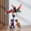MOC Voltrons 변형 가능한 모델 빌딩 블록, 5 in 1 우주 방어자 벽돌 장난감, 어린이 생일 선물 6