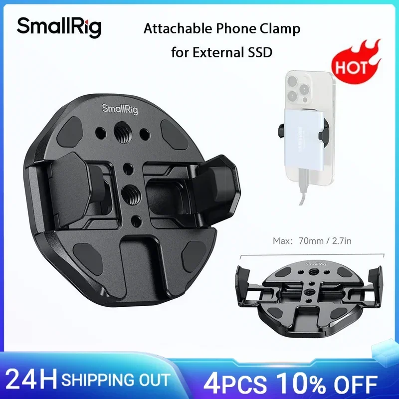 Suporte de Telefone SmallRig para SSD Externo para Smartphones Samsung, SanDisk e iPhones com MagSafe -5157