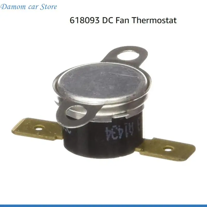 A2UC Cooling Fan Fan Thermostat Temperature Control Component Part 618093 for Norcold Refrigerator Rear Fan Repair