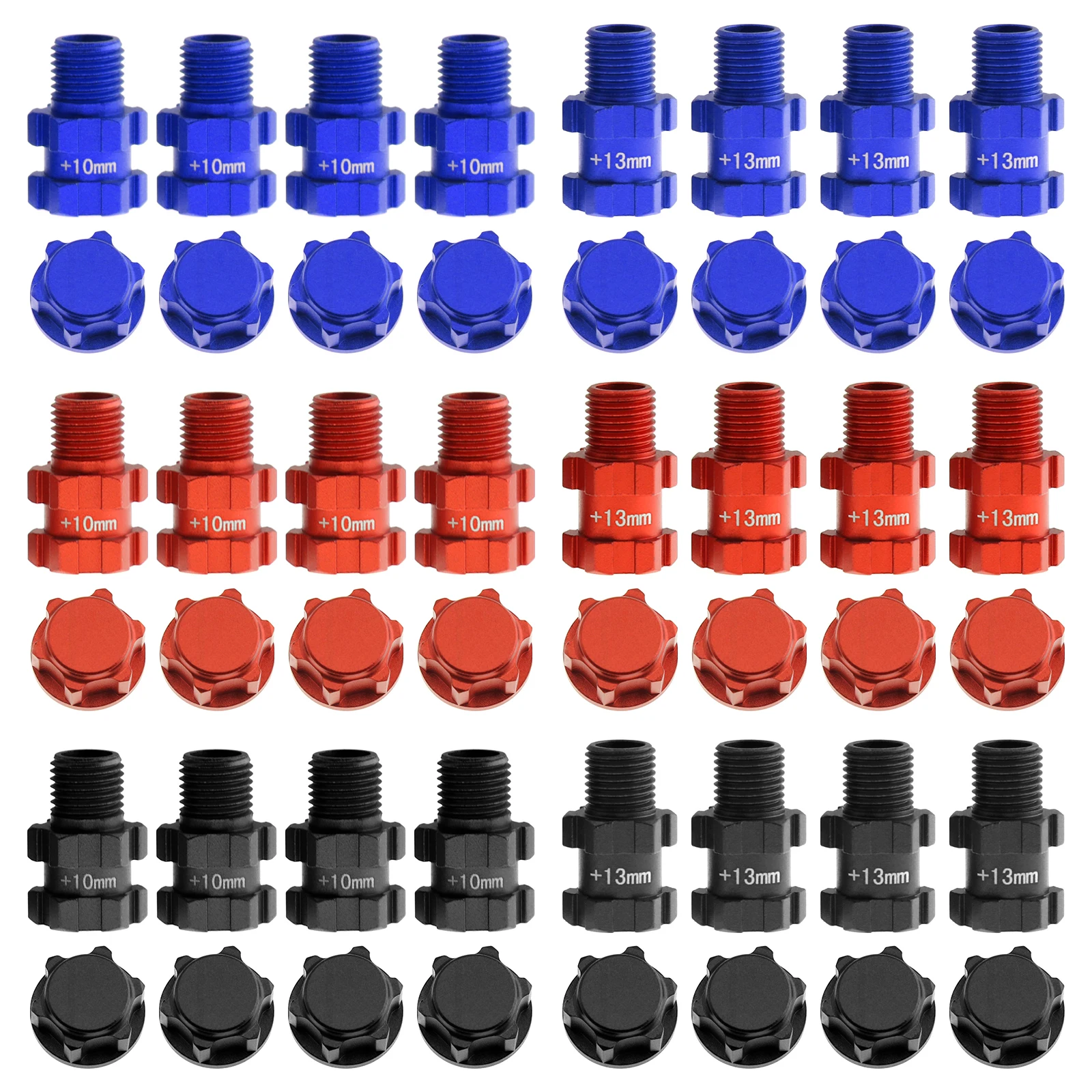 معدن اتسعت 10 مللي متر/13 مللي متر عرافة موصل + غطاء مقاوم للغبار ل Arrma 1/10 3S الجرانيت ميجا سينتون جديد بيجروك تايفون