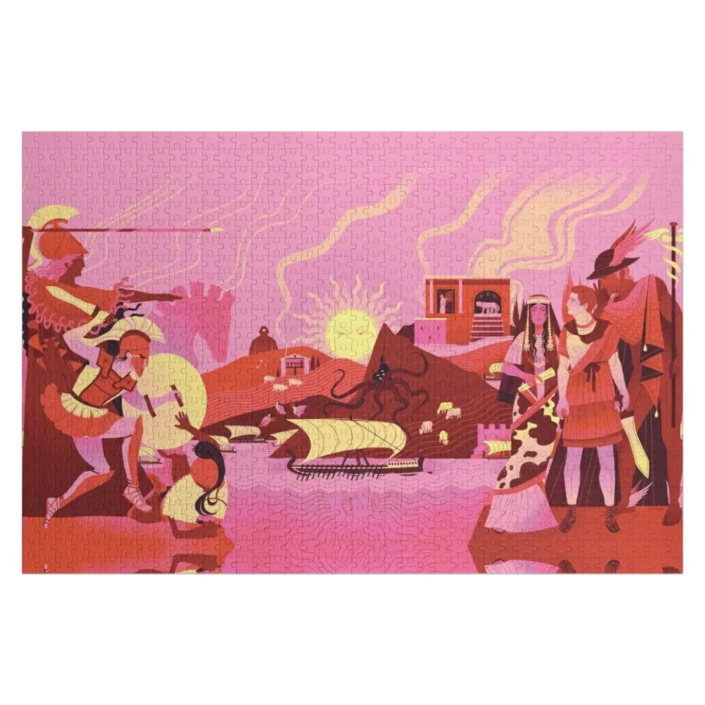 Epic Trilogy Landscape - Spring Jigsaw Puzzle Personalized For Kids Christmas Toys Photo Custom Custom Wooden Name Puzzle