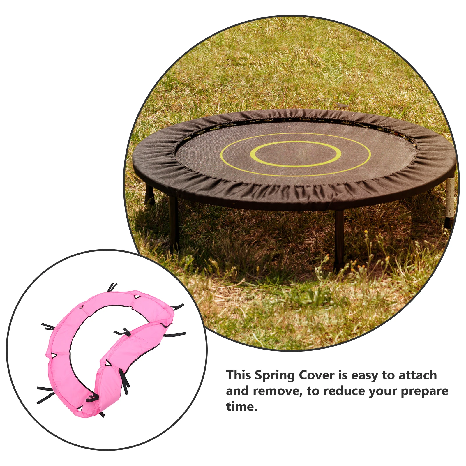 

Trampoline Cover 12M Diameter Replacement Pad Safety Edge Oxford Cloth Child Jumping Bed Spring Protective Cushion Guard