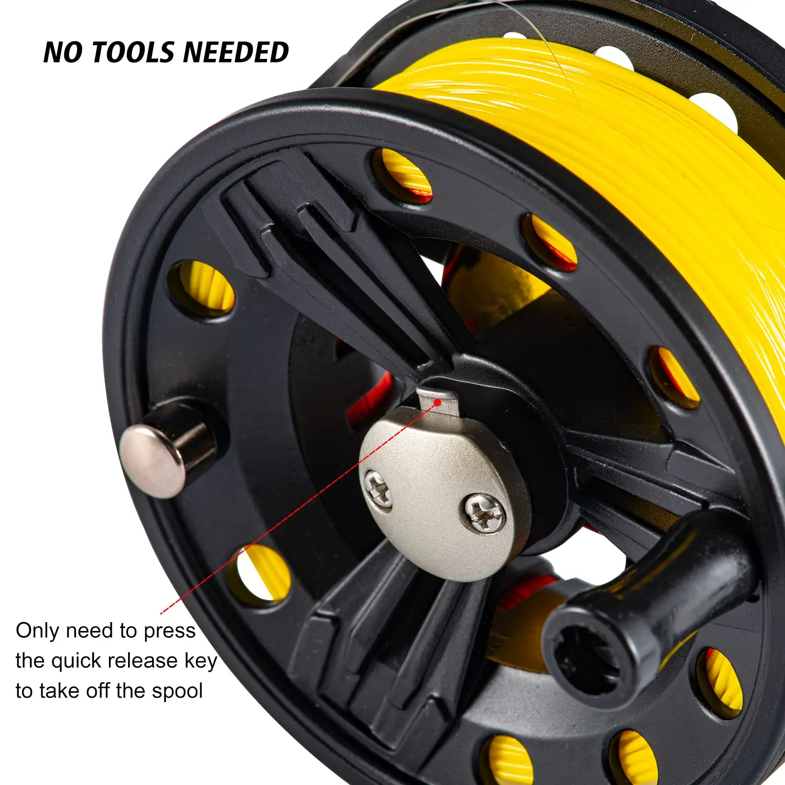 Goture Fly Fishing Reel 5/6 7/8wt Large Arbor Die Casting Fly Reel 5