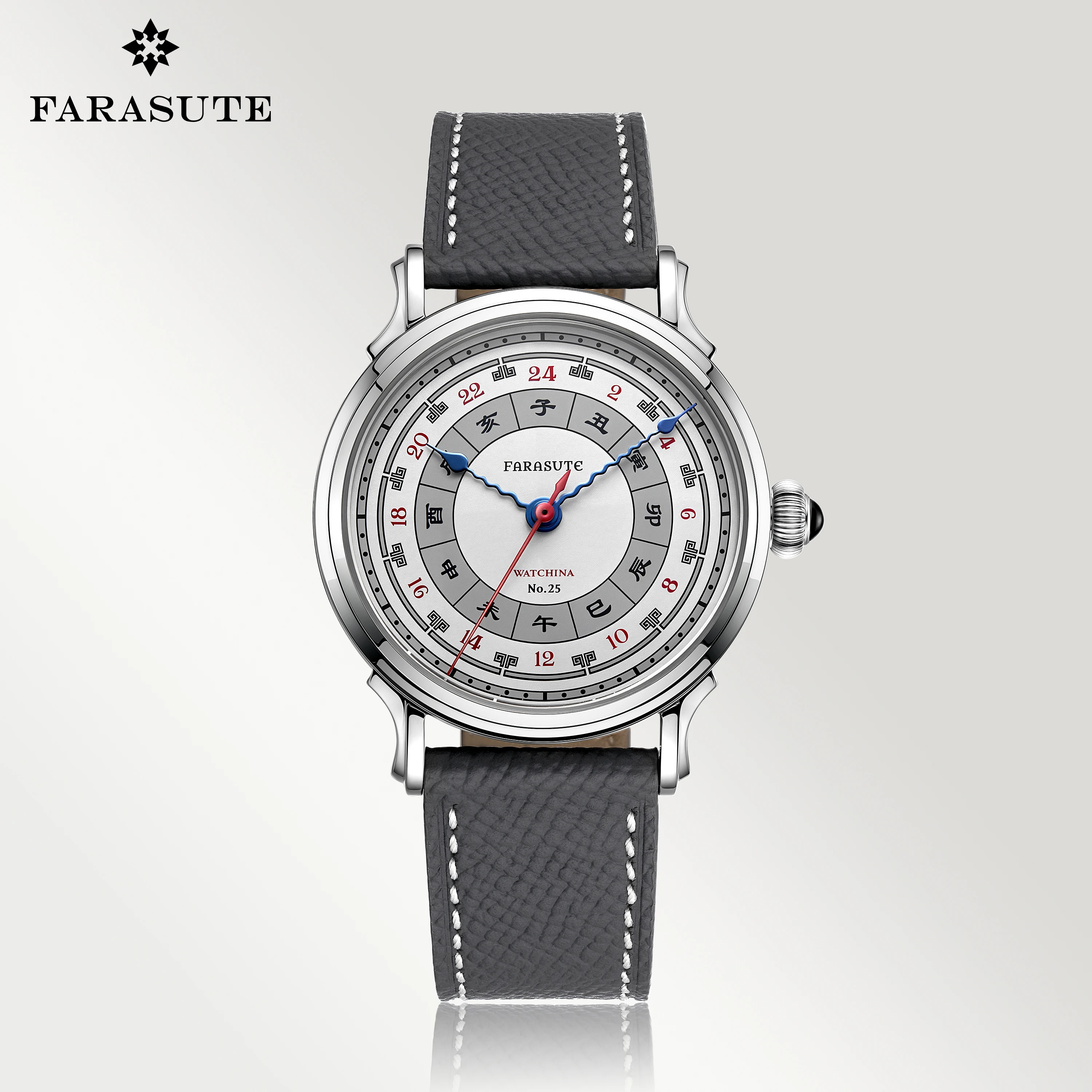 

FARASUTE China Time Watch Men Limited Edition Luxury Peacock Custom Automatic Mechanical Movement Sapphire Waterproof Wristwatch
