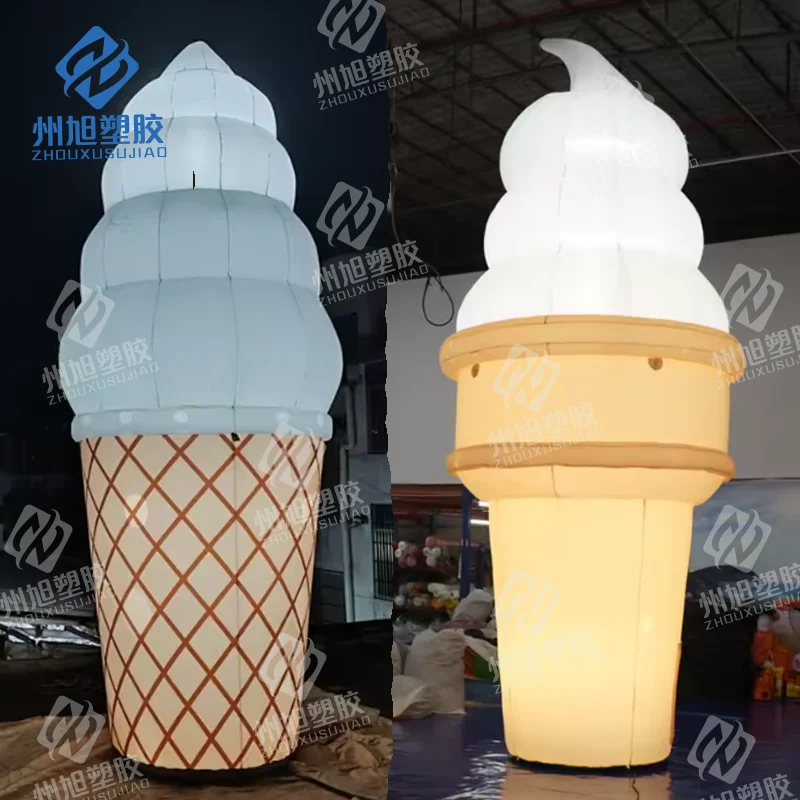 Dessert shop outdoor promotion prop inflatable ice cream cold drink shop decoration cartoon sweet foods