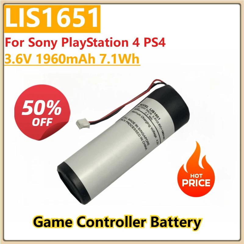 

LIS1651 3.6V 1960mAh 7.1Wh Lithium Batteries for Sony PlayStation 4 PS4 VR Motion Game Controller Battery