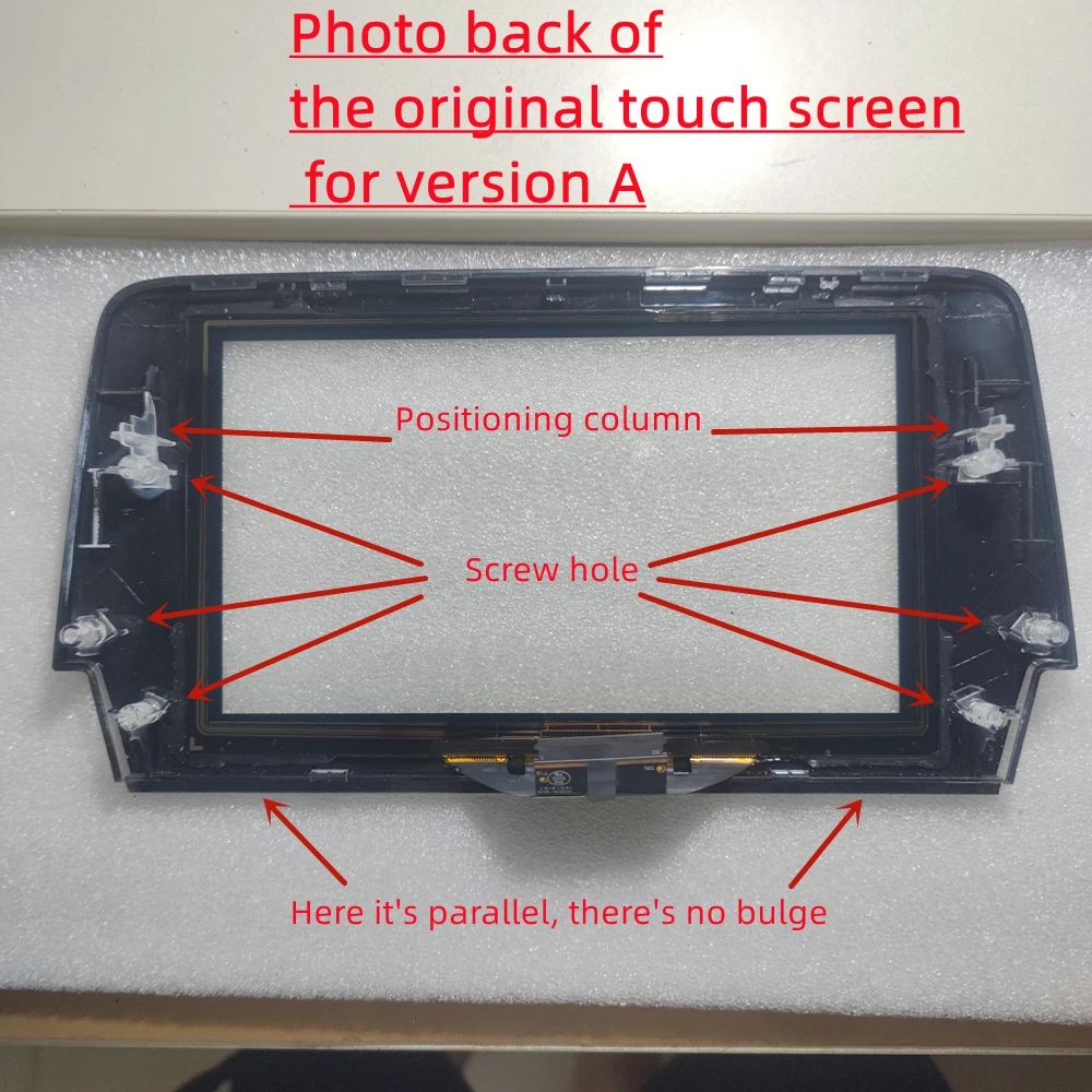 New 7 Inch Glass Touch Screen Panel Digitizer Lens Sensor For 2016-2018 Year Mazda 6 Car Radio DVD Player GPS Navigation