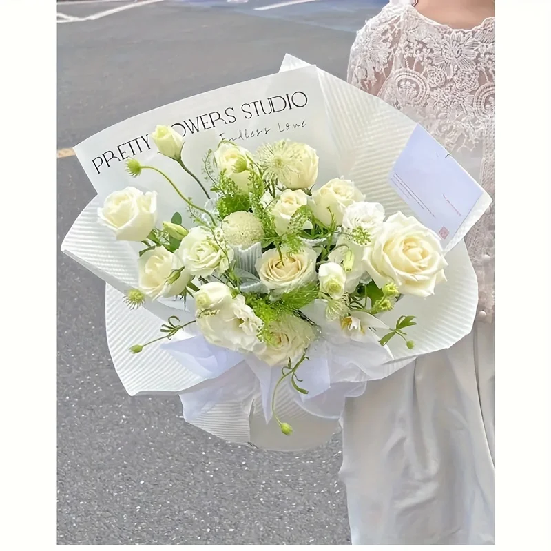 10Pcs Bouquet Wrapp…