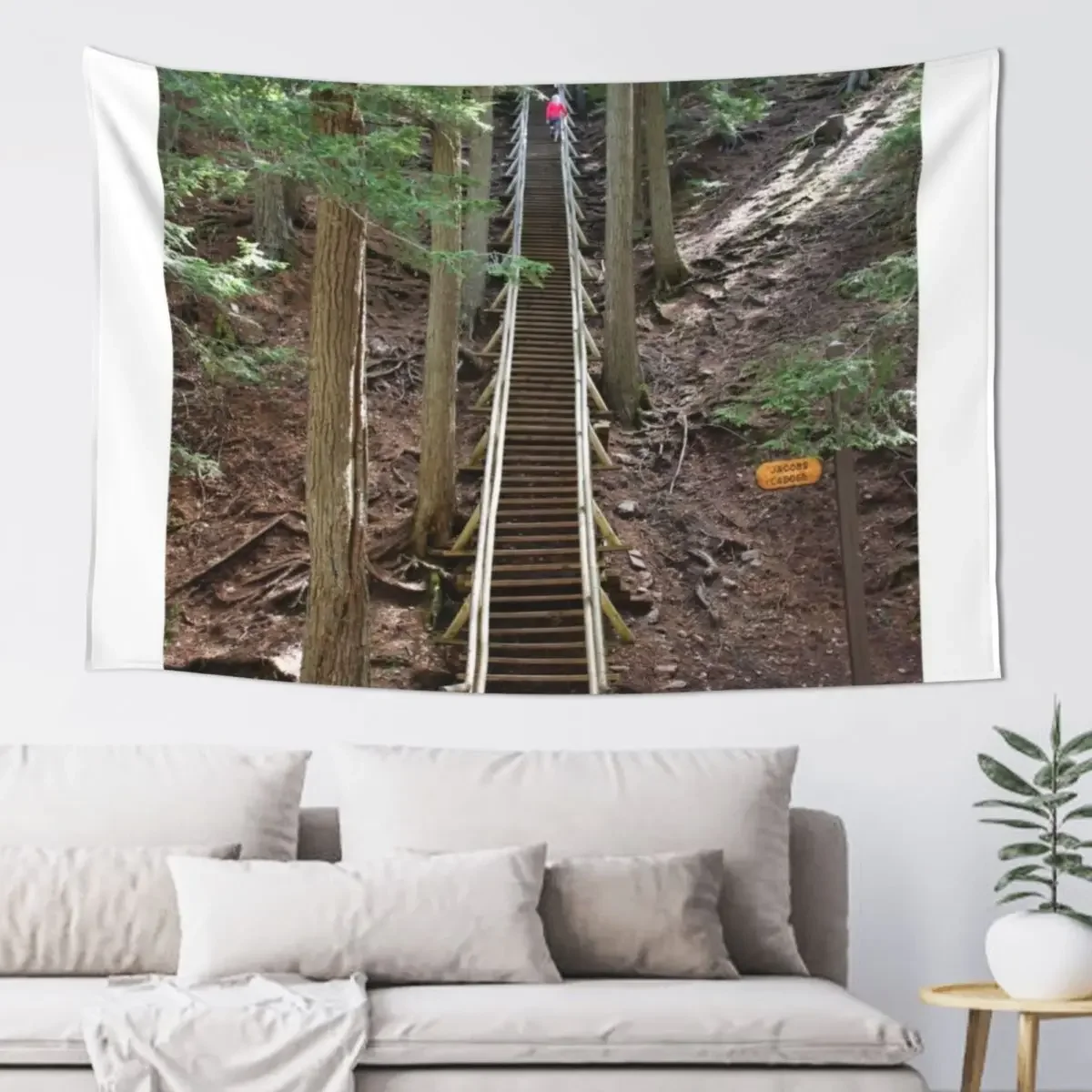 

Jacobs Ladder (175 steps) - Truro Nova Scotia Tapestry Wall Hanging Wall Wall Decor Hanging Tapestry