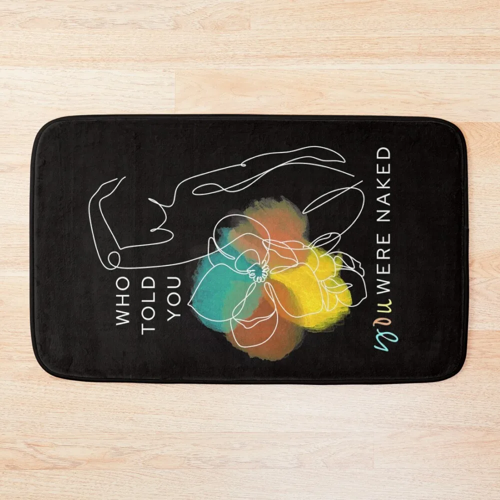 

Who Told You You Were Naked Bath Mat Sleeping Room Rugs Floor Toilet Carpet In The Living Room Rooms Mat