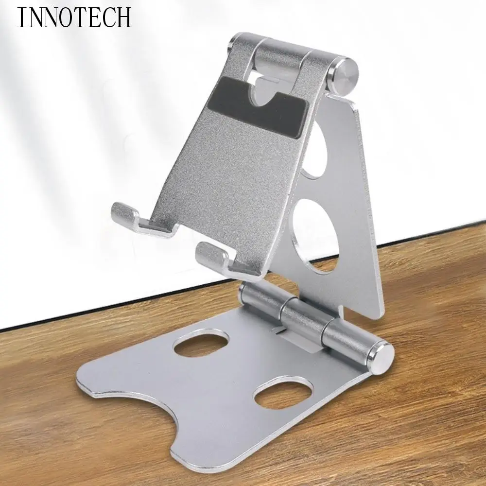 

Foldable Mobile Phone Holder Adjustable Non-slip Mobile Phone Stand Portable Aluminum Alloy Table Cell Phone Bracket Desk