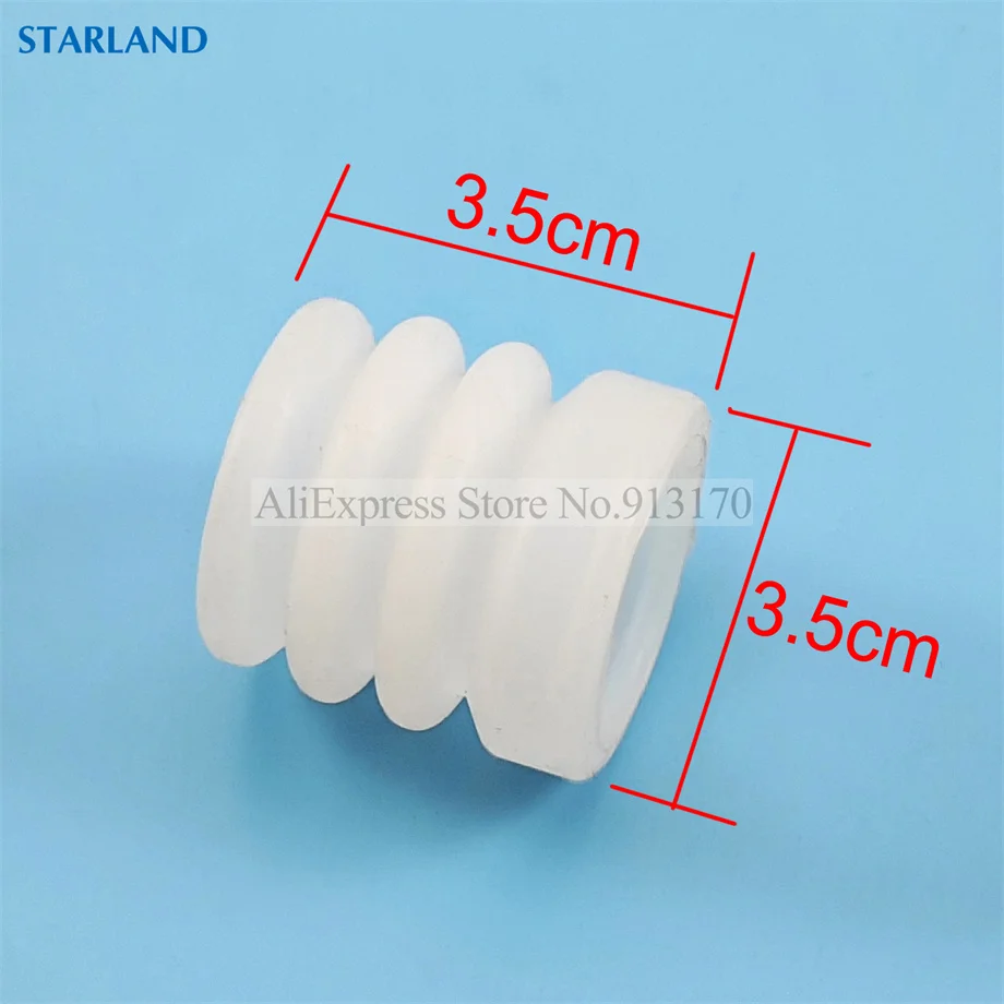 Короткая гофрированная силиконовая прокладка, запасная часть, уплотнительная трубка, специальное эластичное уплотнительное кольцо 3,5 см ST16ER, фитинг для машины для мягкого мороженого