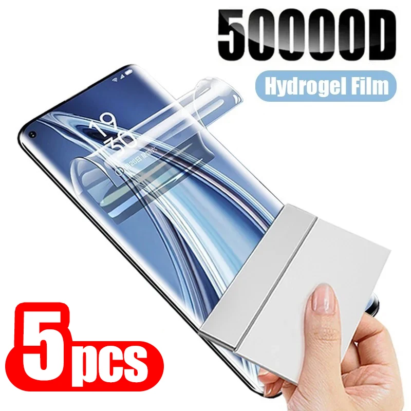 

5PCS Hydrogel Film Screen Protector For Xiaomi POCO X6 Pro X5 M6 Pro F6 Pro F5 C65 Full Cover Not Glass Soft Film