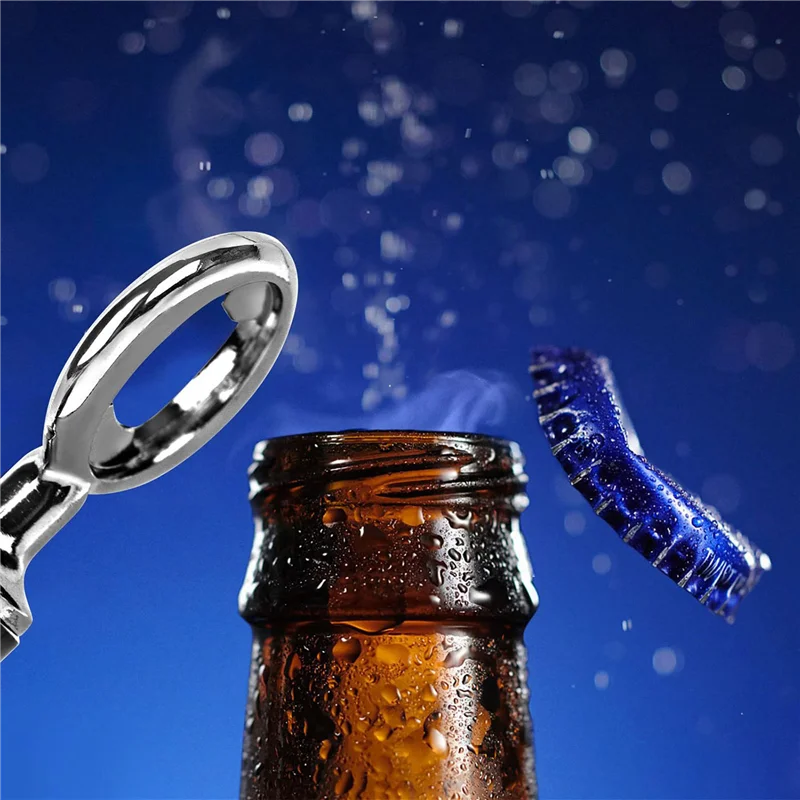 

SHGO-30Pcs Bottle Opener Blank DIY Beer Bottle Opener Stainless Steel Flat Bottle Opener Inserts Kit Beer Opener Hardware