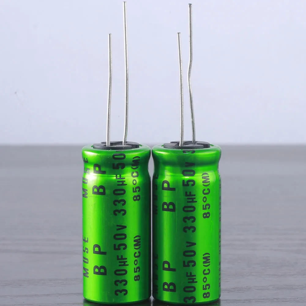 JAPAN 2PCS Nichicon MUSE ES BP 330uf 50v 330mfd Audio Capacitor Caps