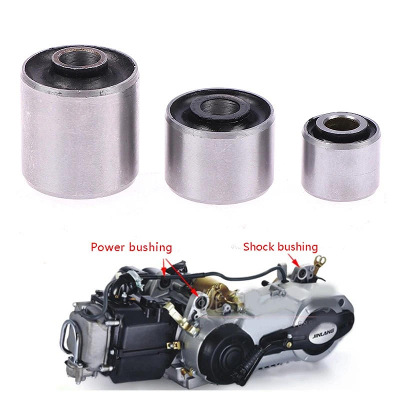 GY6 50cc 125cc 150cc Engine Mount Shock Bushing Mount Bushing Power Bushing for 139QMB 152QMI Chinese Scooter Moped ATV Go-Kart