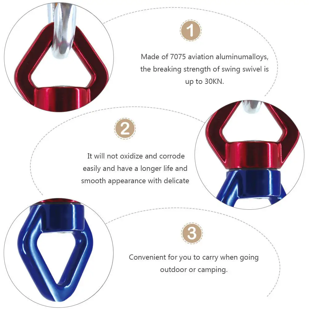 

Авиационный алюминиевый поворотный соединитель 7075, прочность на разрыв 30 кН, анодированный, устойчивый к коррозии, для альпинизма, гамаков, аэрофотосъемки