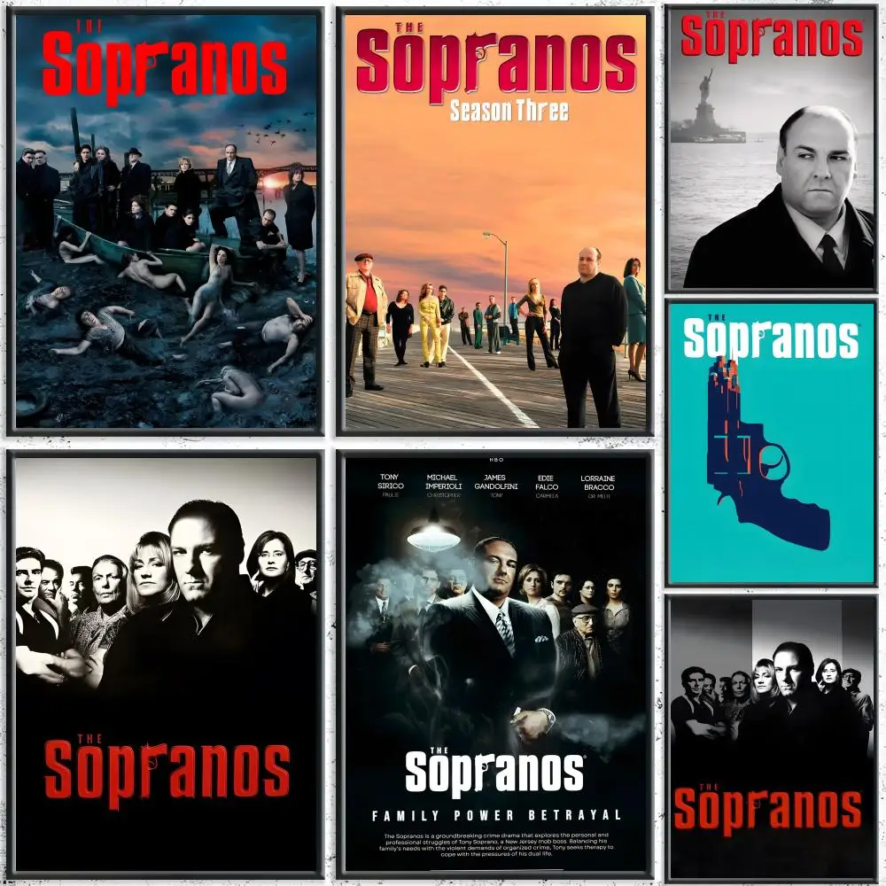 TV The Sopranos Family Painting Calligraphy HD Canvas Poster Crease Free Waterproof All Space Wall Decor