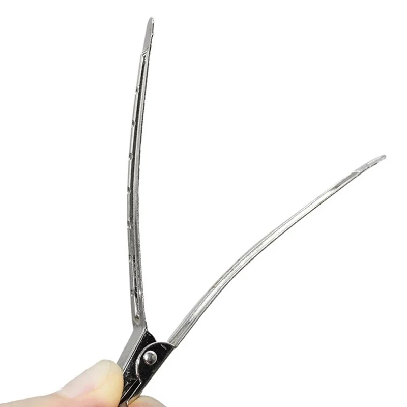 /Vly/Hair Care Clips Stainless Steel Hairdressing Sectioning Clips Clamps For Hairdressing Tools 10pcs