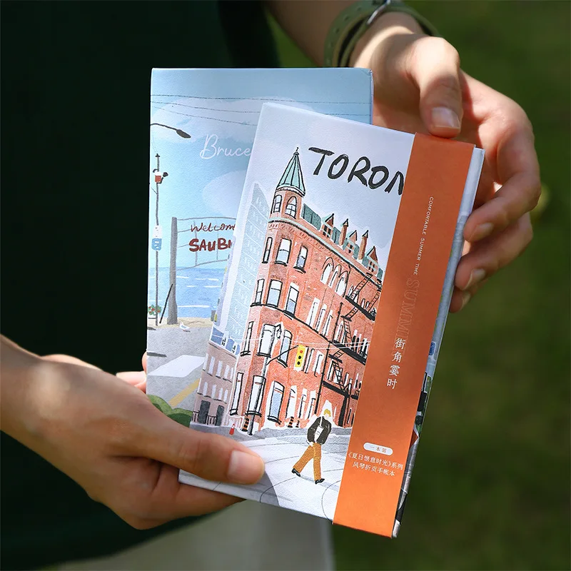 1 pz/lotto Taccuini Memo Materiale Carta Confortevole tempo estivo Carte Spazzatura Ufficiale Scrapbooking Retro Sfondo Decorazione di Carta