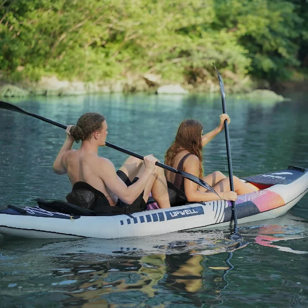 Fishing Kayak Seat with Back Support, Ergonomic Paddle Board Seat, Shock-Absorbing Cushion & Brass Clips for Sit On Top Kayak