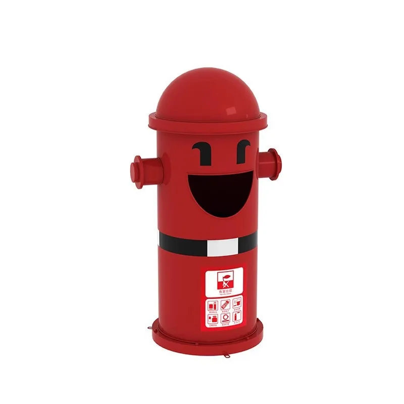 

Outdoor fire hydrant kindergarten cartoon trash can commercial creative school playground park classification leather box