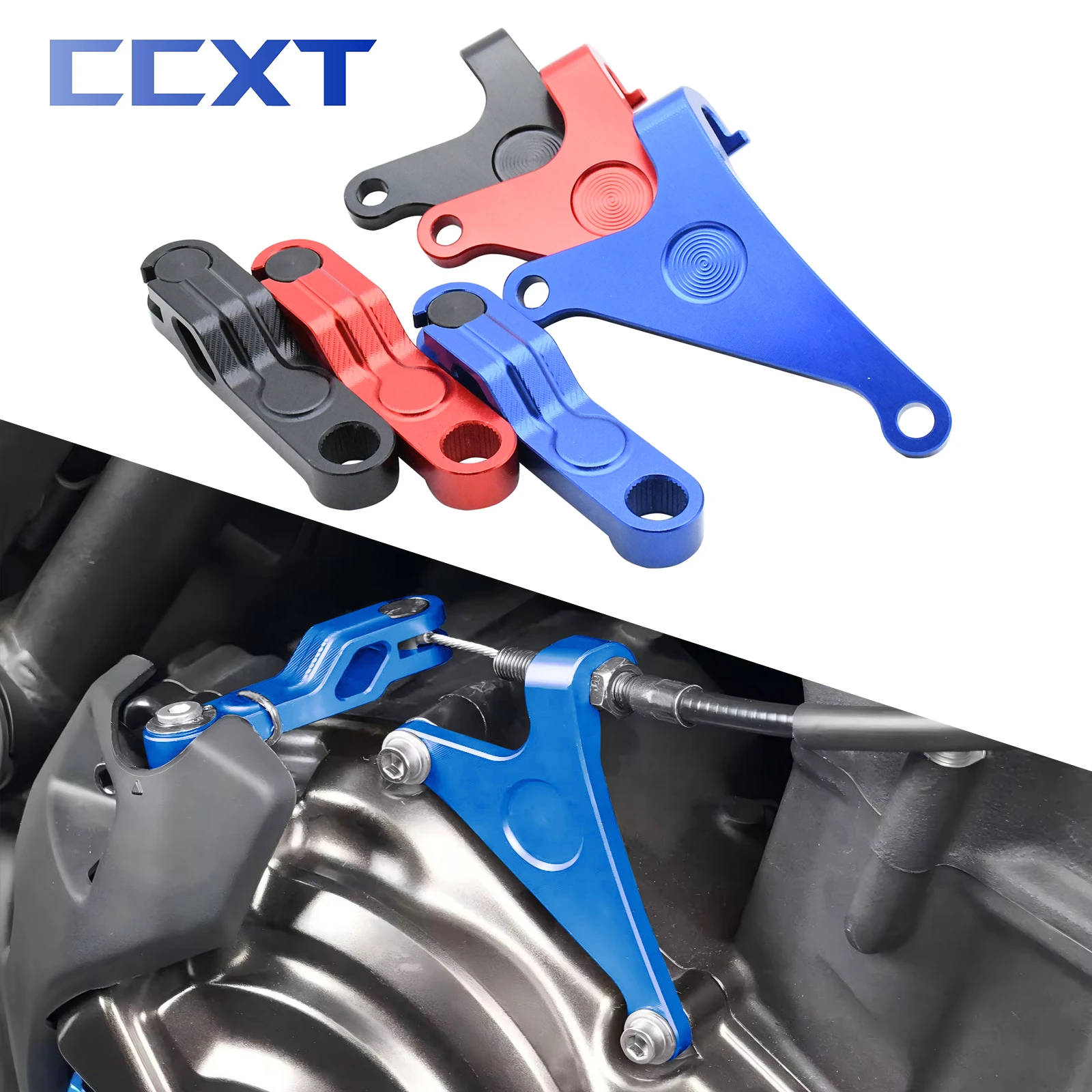 

CNC Clutch Arm Clutch Lever Shift Stabilizer For Yamaha Tenere 700 XTZ700 2019-2024 T700 Rally Edition 2020-2024 MT-07 2018-2022