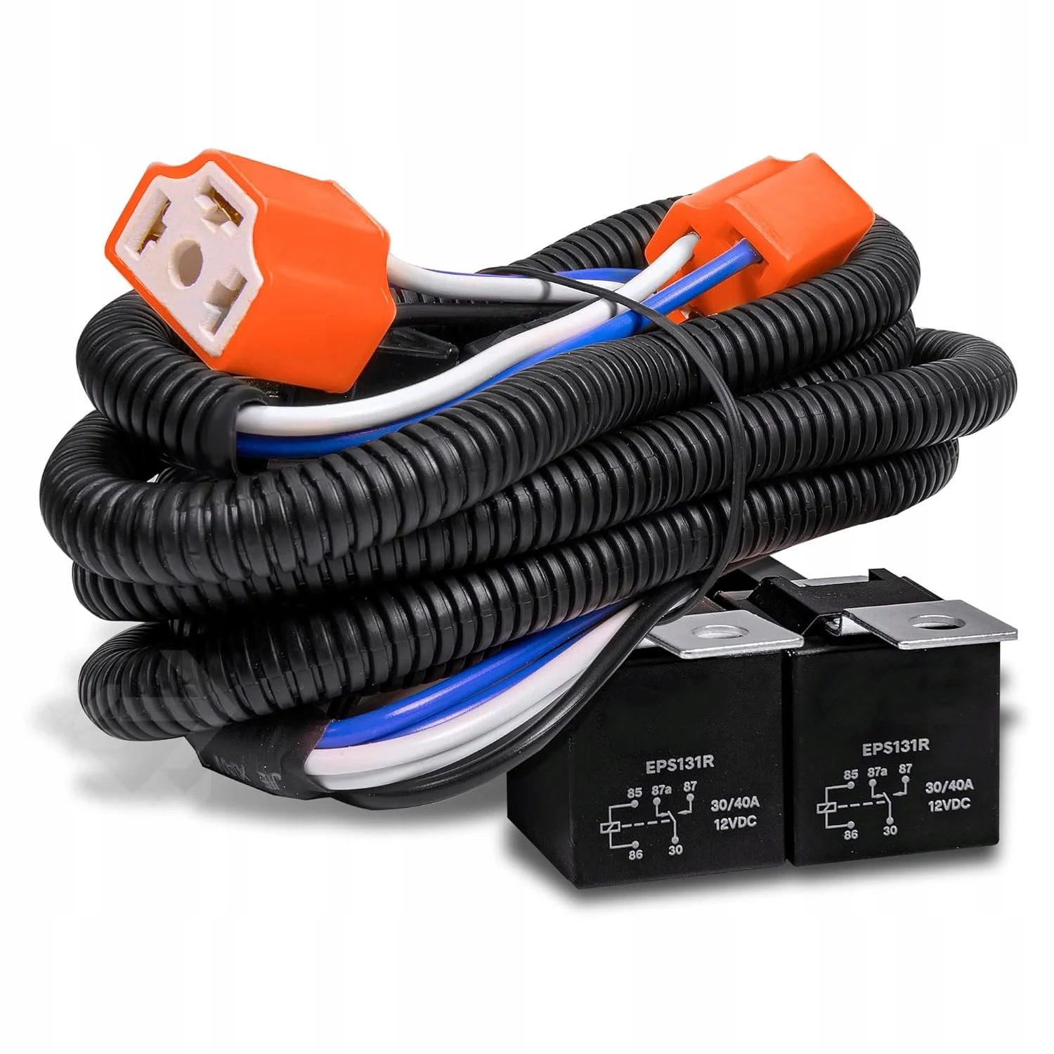 

Universal Headlight Relay Harness Kit H4 Headlight Harness