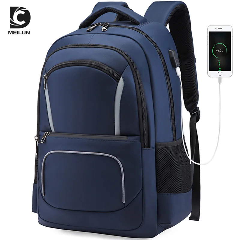 USB backpack outdoor multifunctional large capacity waterproof business bag