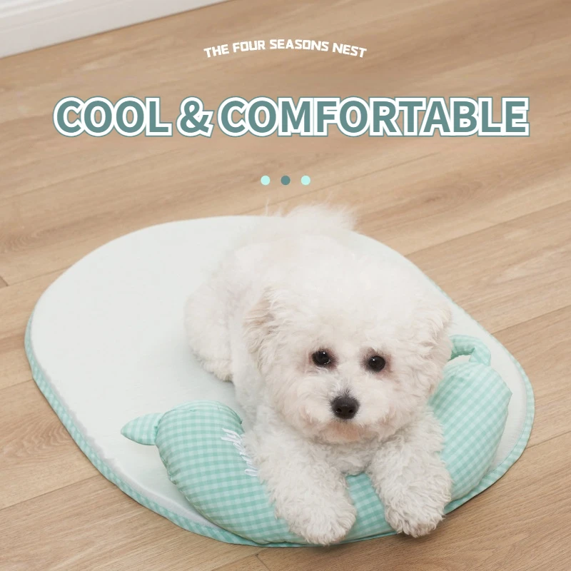

Summer new pet cushion small fresh cat cushion small dog Teddy four seasons dog cushion pillow cat cushion non-slip waterproof