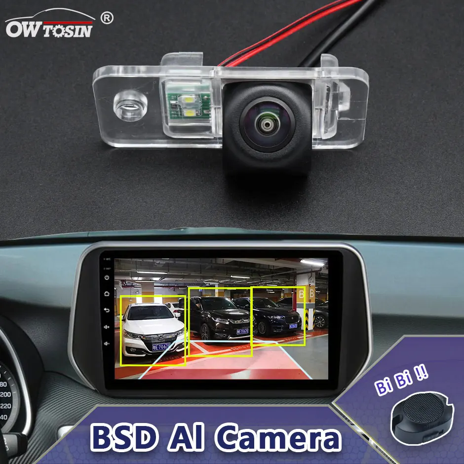 

170° AHD AI Car Vehicle view Camera For Audi A4 B7 2004-2007 A3 / S3 8P 2003~2009 A6 S6 BSD Blind Spot Radar Alarm Monitor