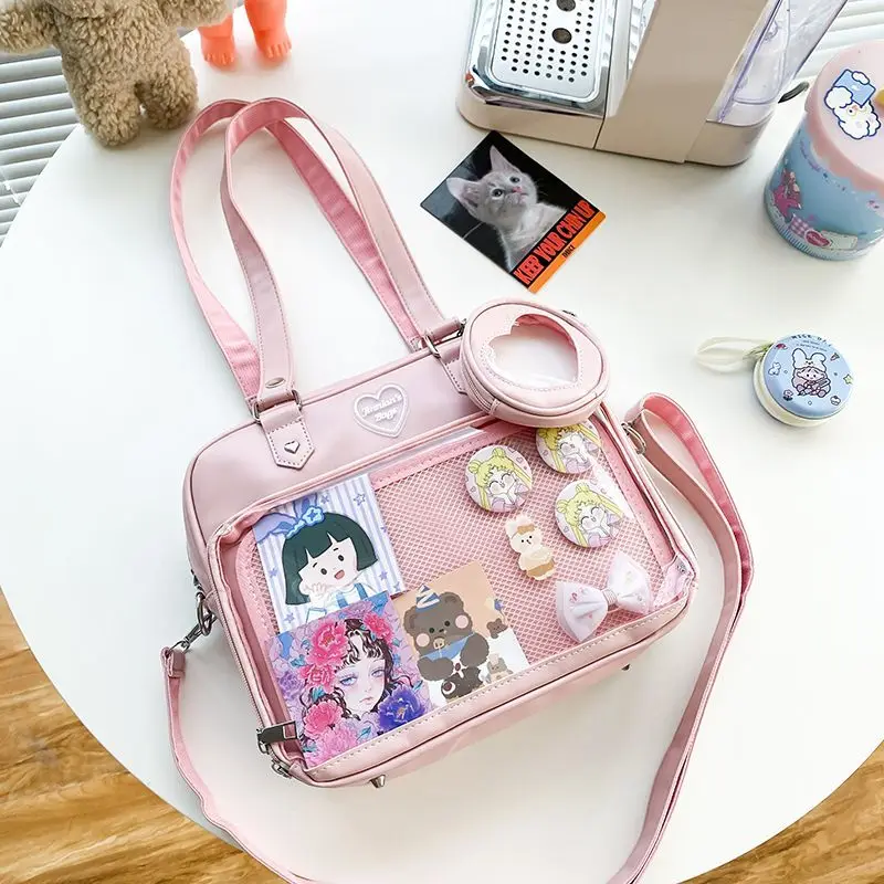 Imagem -03 - Richme Estilo Japonês Bolsa Feminina 2023 Tendência Kawaii Doces Cor Grande Capacidade Ita Bolsas Femme Moda Ombro Bolso Mujer