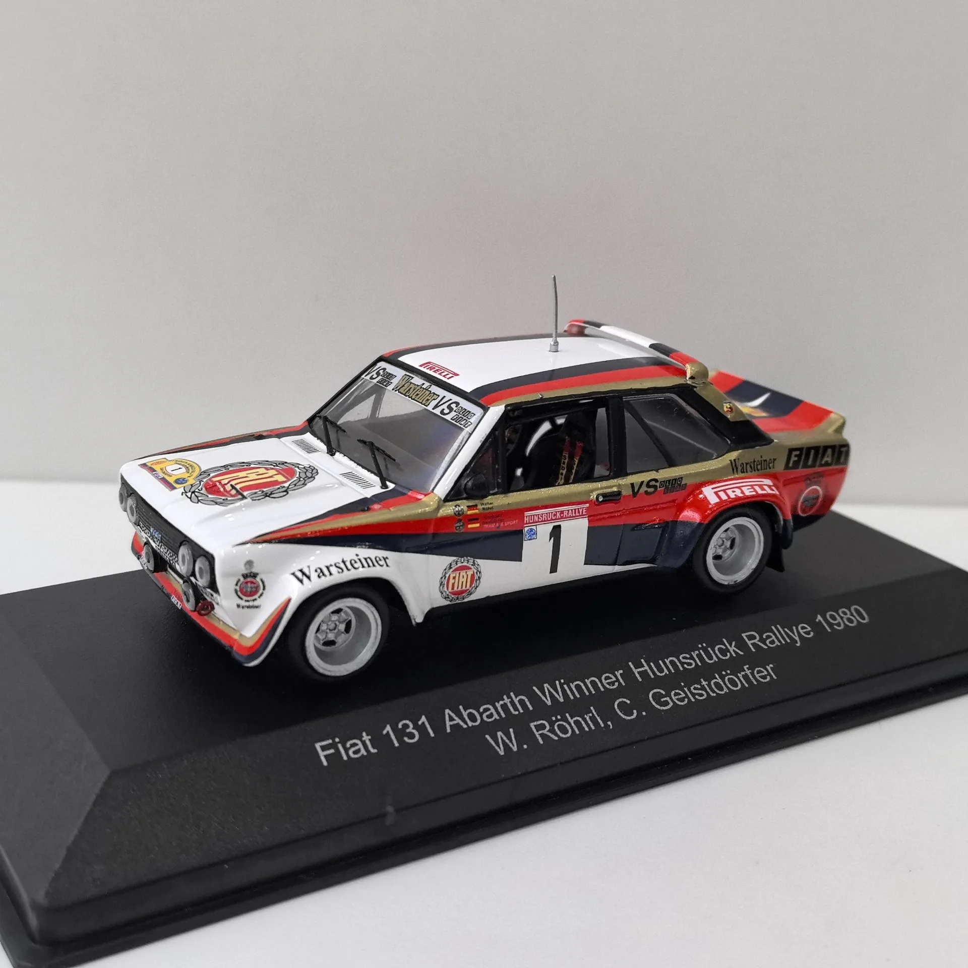

Diecast CMR 1/43 Scale FIAT 131 1980 #1 Fiat Car Alloy Car Model Collectible Toy Gift Souvenir Display Ornament