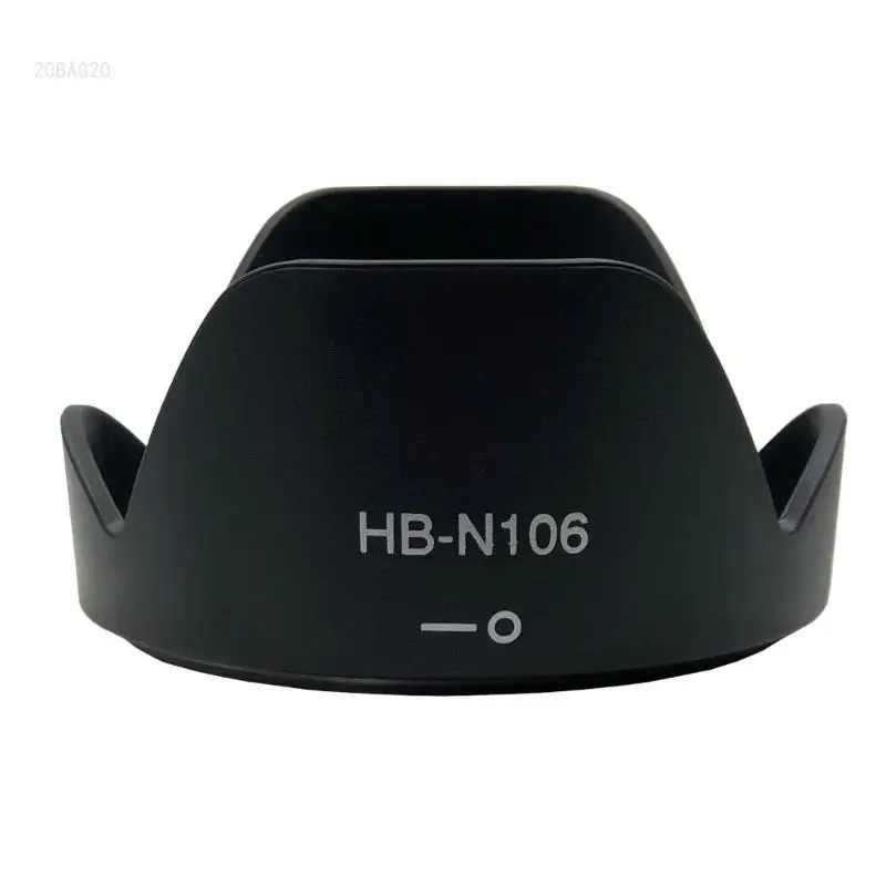 HB-N106 Lens Hood Lens Cover Cap Suitable for AF-P DX 18-55mm f/3.5-5.6G Lens Shield- Sunshade Reversible-