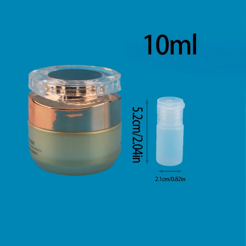 50/100 ชิ้น 10 มล. ขวดพลาสติกแบบอัดรีด PE กึ่งโปร่งแสง ฝาปิดแบบผีเสื้อ สำหรับเครื่องสำอาง ขวดหยดแบบแยกส่วน