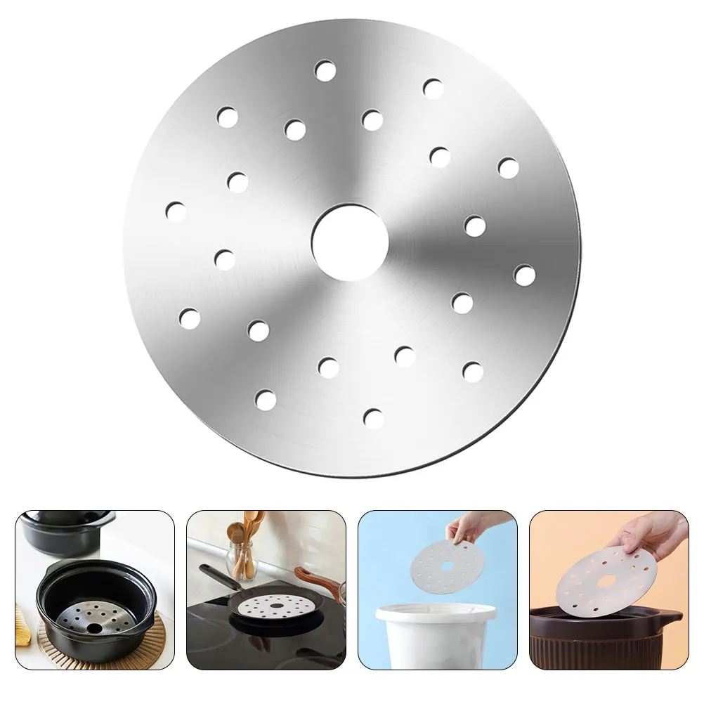 

Stainless Steel Heat Conduction Sheet Fast Thermal Conducting Plate Induction Adapter Diffuser Cooktop Converter Kitchen