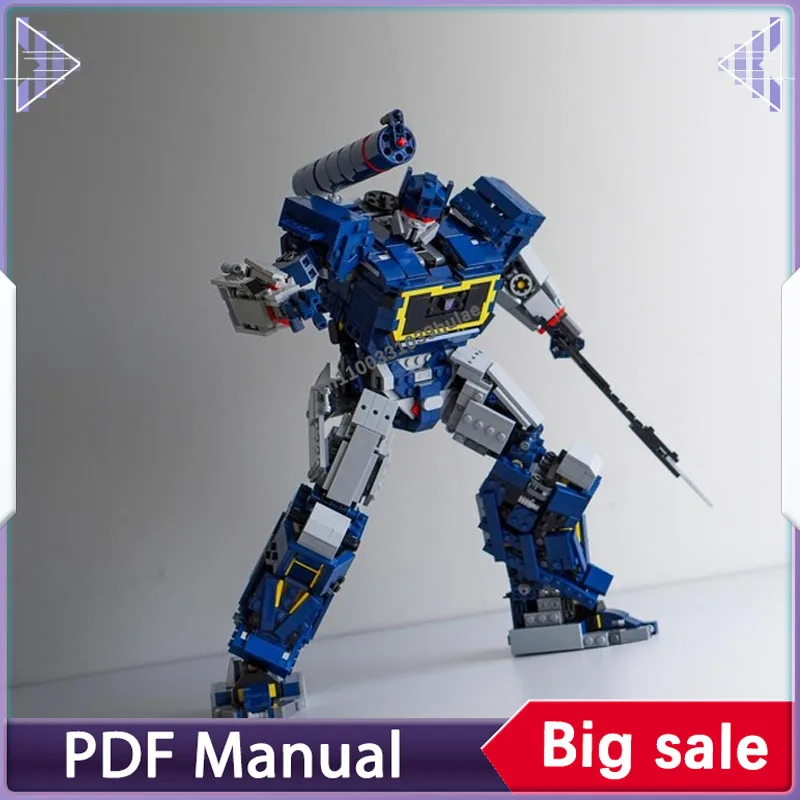 مجموعة مكعبات بناء BBM 2018 ساوند ويف، تماثيل دروع ميكانيكية، إكسسوارات للديكور، قطع بناء للكبار، هدية عيد الميلاد