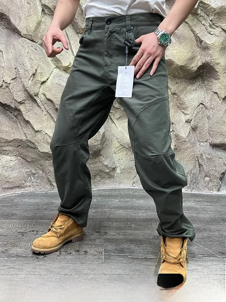

Premium Cotton Workwear Men's Outdoor Utili Pants Straight Leg Fit Windproof Casual Sle New Autumn Arrival