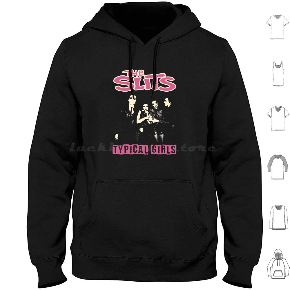 The Slits Typical Girls Hoodies Long Sleeve Slits The Slits Punk Post Punk Postpunk Music