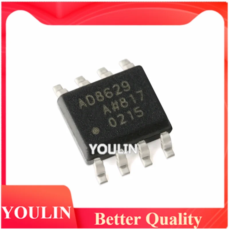 5pcs New genuine AD8629ARZ-REEL7 SOIC-8 single power rail to rail operational amplifier IC chip