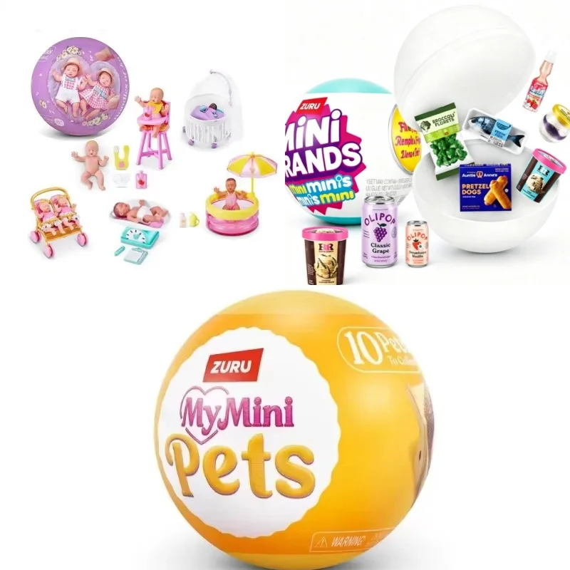 ZURU ZURU My Mini Pets Series 1 Surprise Capsule, Collectible Animal Blind Box Sets with Habitat Accessories and Refrigerator Series - Aliexpress Deal