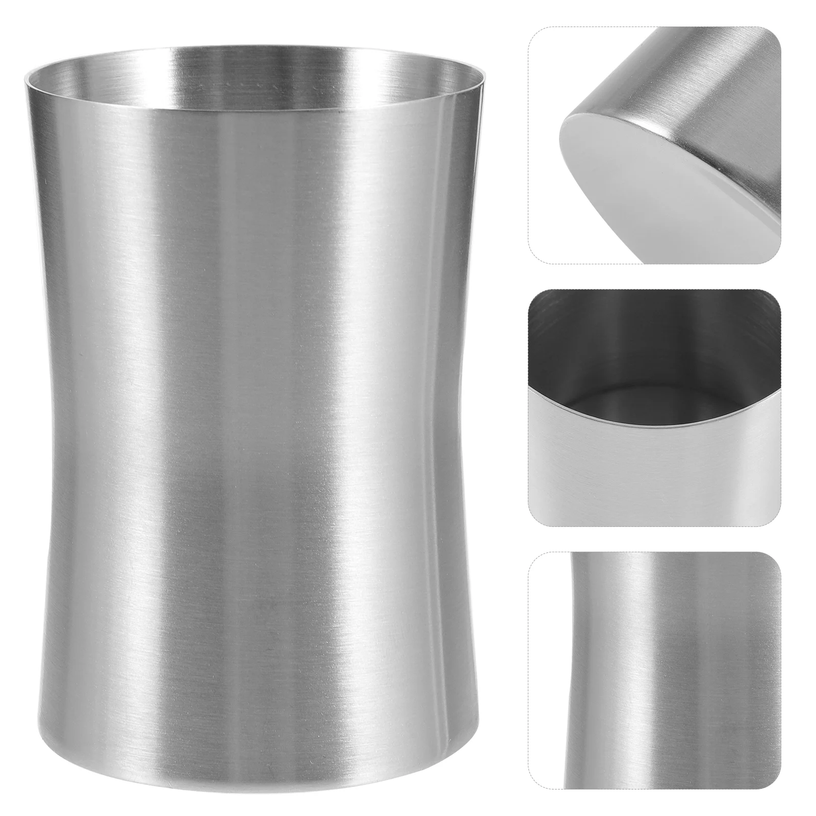 Waist-slim Mouthwash Cup Sturdy Toothbrush Holders For Bathrooms Water Bottle Camping Mug Stainless Steel Travel