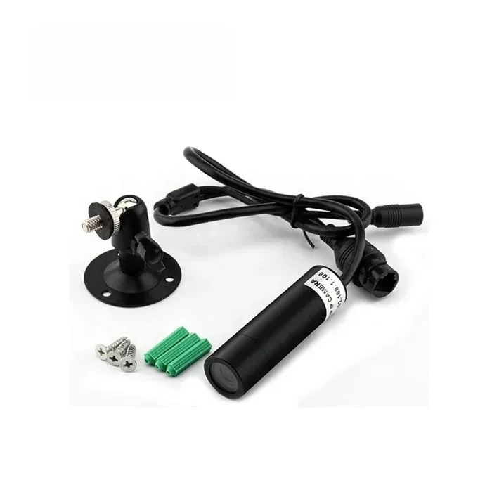 شبكة معدنية HD 1080P 5MP Mini Bullet IP 20 * 80 مم كاميرات الويب الصناعية