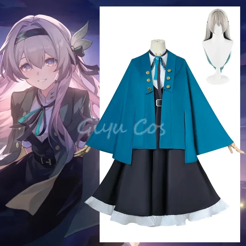 

Firefly Cosplay Costume Midsummer Firefly Covenant Honkai Star Rail Carnival Uniform Wig Halloween Costumes Character Outfits