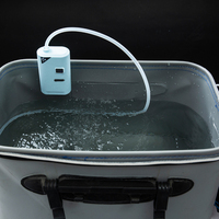 Aquarium Fish Tank Oxygen Pump USB Rechargeable Oxygenated Fish Tank Pump High-power Oxygen/Aerating Pump for Household Outdoor