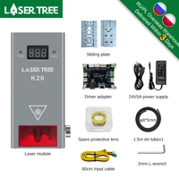 Árbol láser 20W 10W 5W cabezal láser de potencia óptica 450nm luz azul módulo láser TTL para grabador CNC herramientas de corte de madera DIY