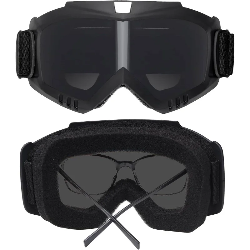 Casco táctico de cara completa ABS rápido con gafas desmontables y soporte NVG, equipo de máscara protectora militar Airsoft CS para exteriores W