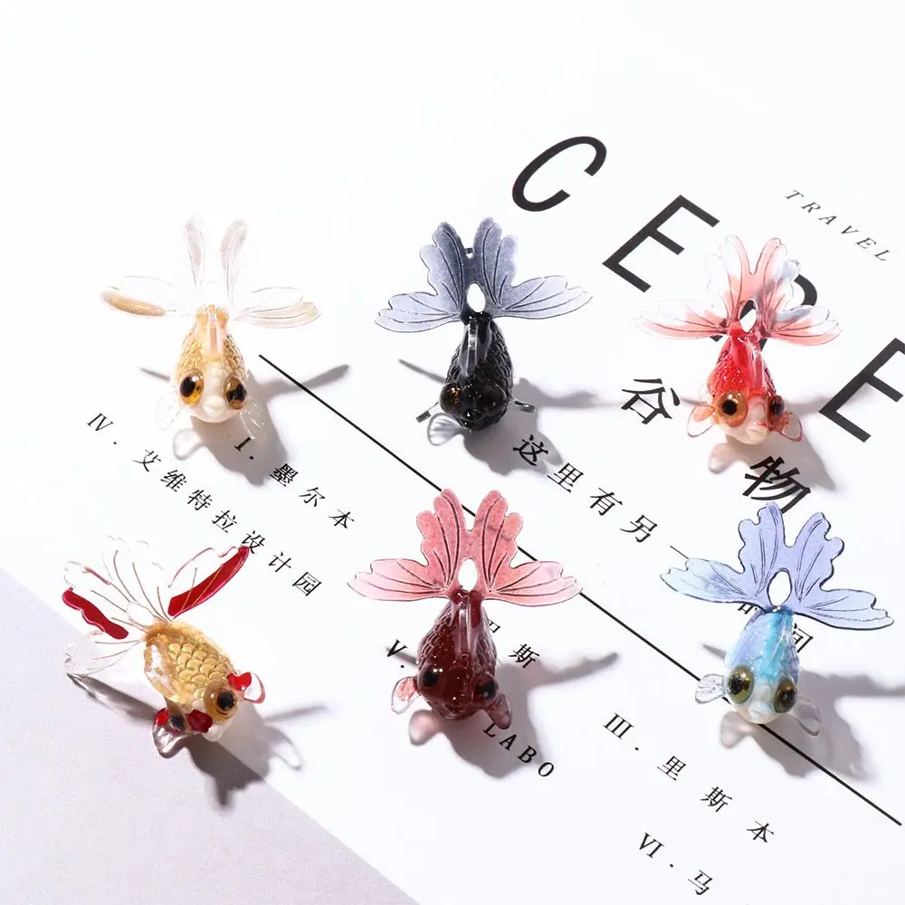 DIY Fairy Garden Acrylic Decoration Figurines Goldfish Ornament Miniature
