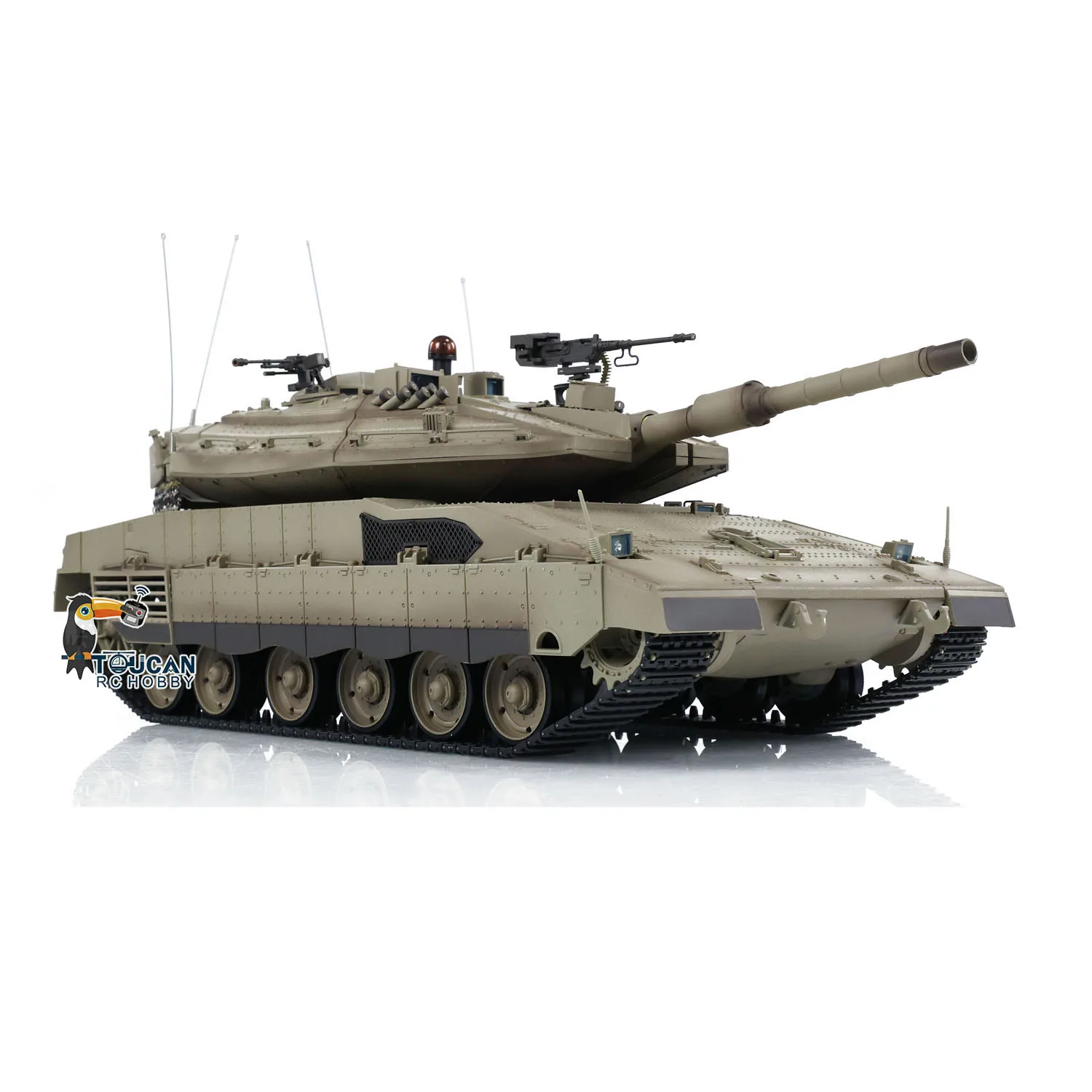 1/16 HL RC Tank 3958 IDF TK7.0 Merkava MK IV Metal Driving Gearbox Tanks Model Army Toys for Boy BB Pellet Speaker Light System